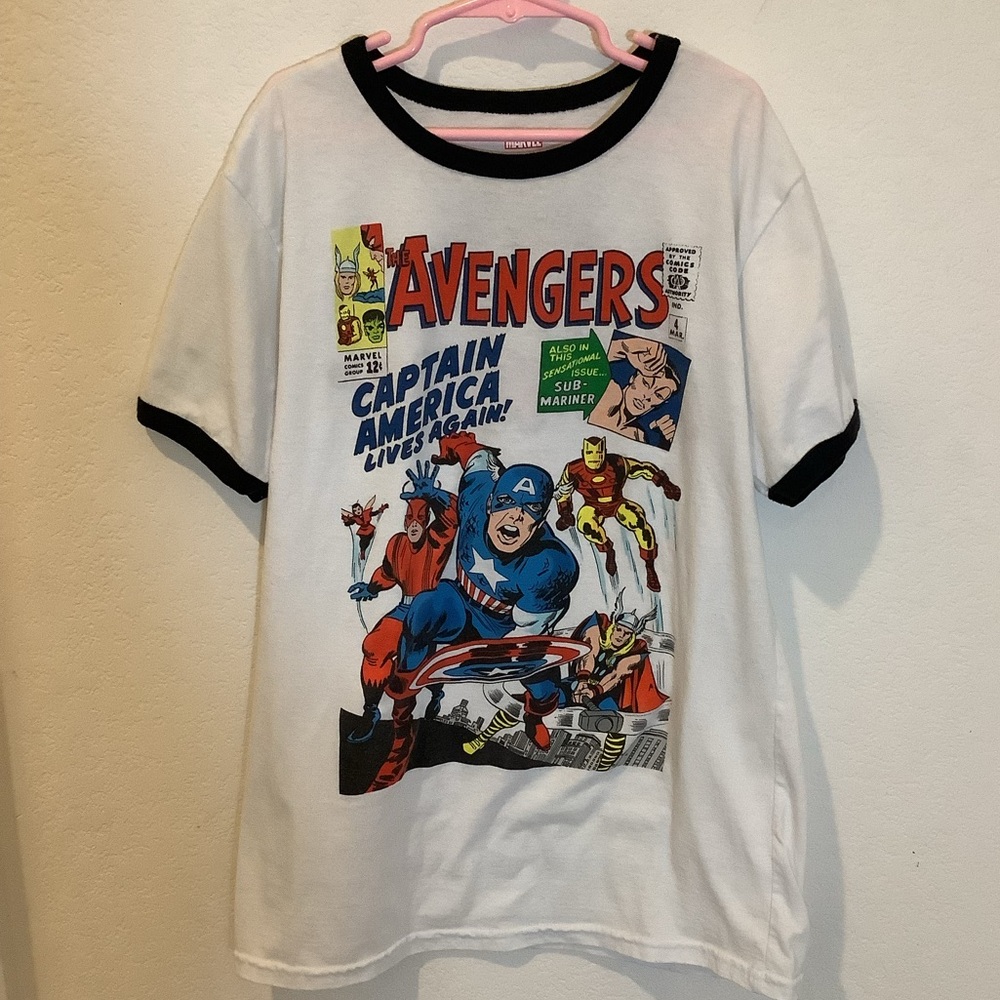 Disney Avengers ringer t-shirt